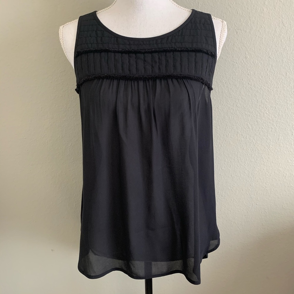 LOFT Black Tank Cami Top